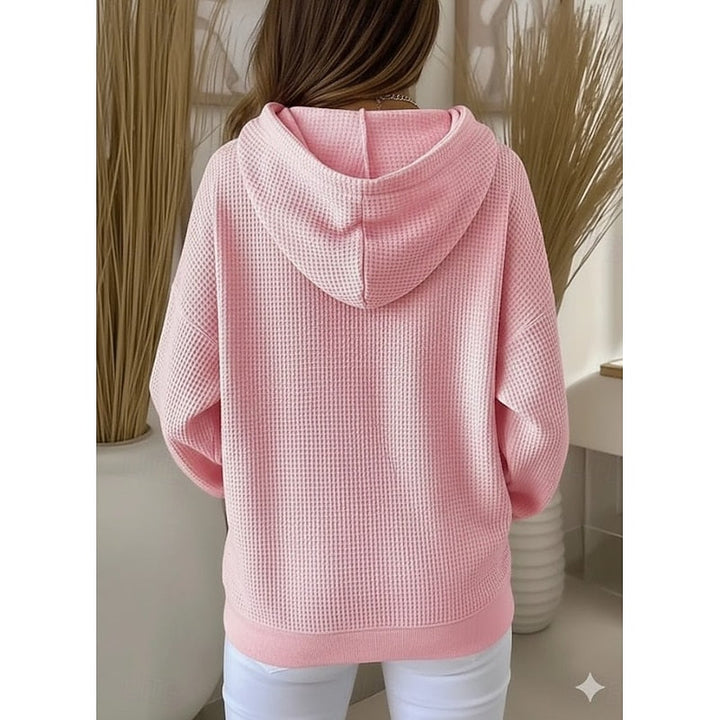 Nadine | Avslappnad Texturerad Hoodie