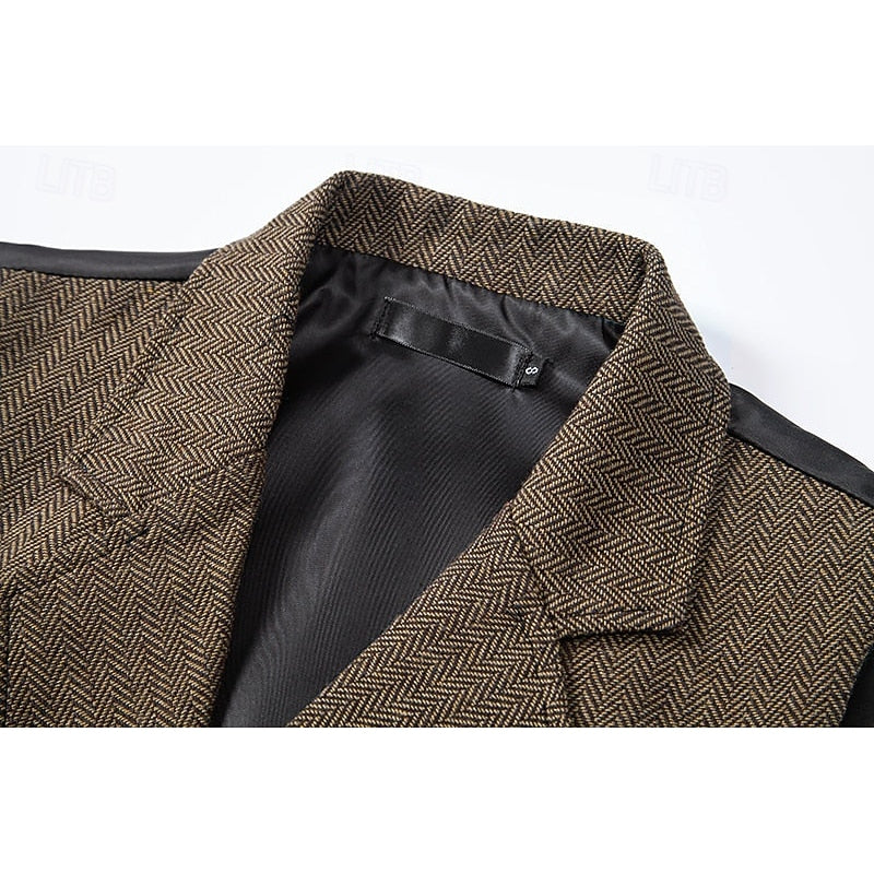 Ellery | Herringbone Dubbelknäppt Västar