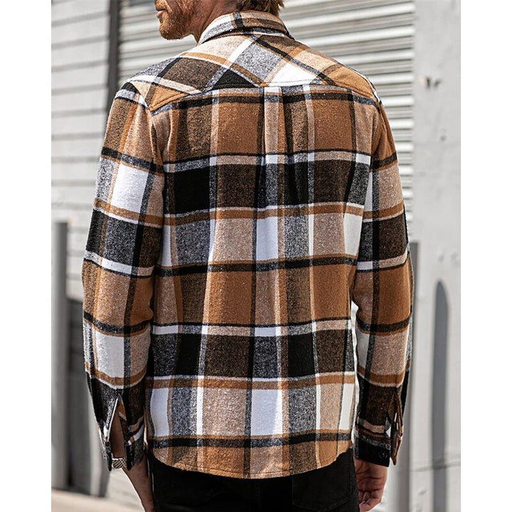 Calvin | Robust Rutigt Skjortjacka