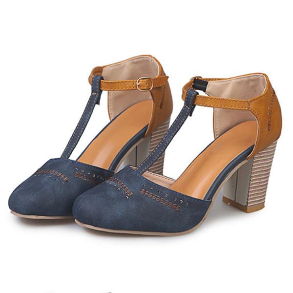 Renata | Elegant Blockklack Mary Jane-skor