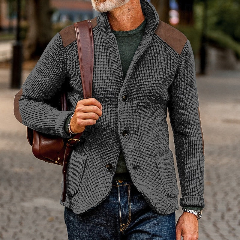 Baxter | Strukturerad Ståkrage Cardigan