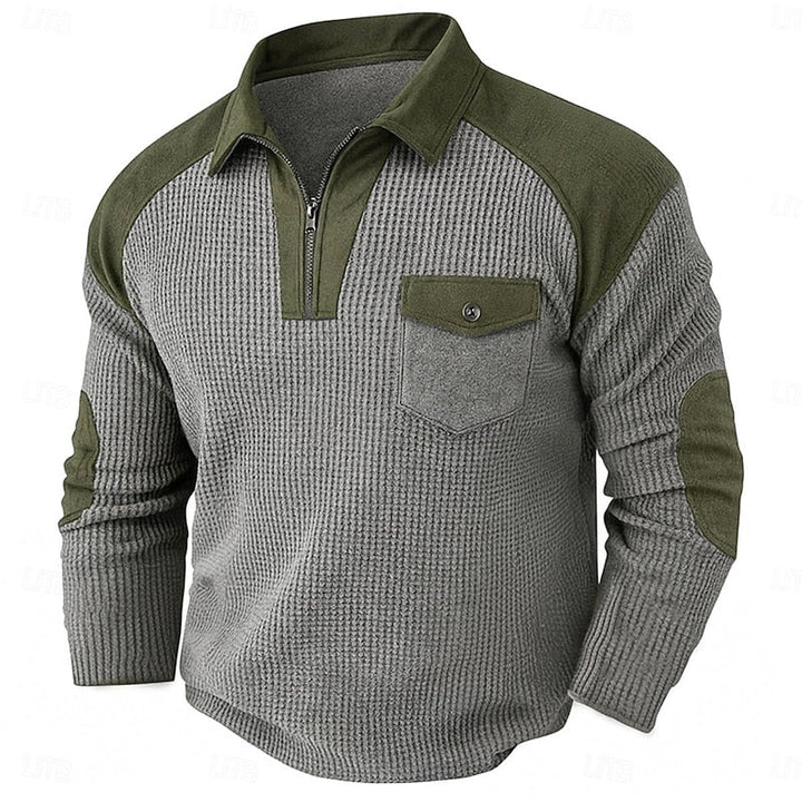 Rhett | Texturerad Quarter-Zip Pullover