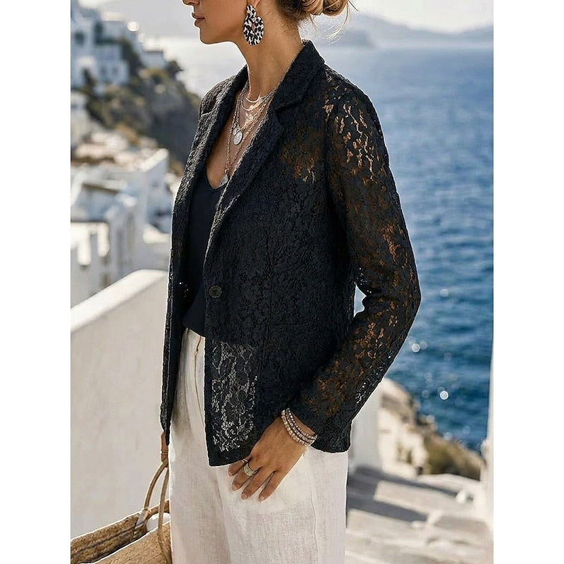 Ingrid | Finsnickrad Öppen Blazer