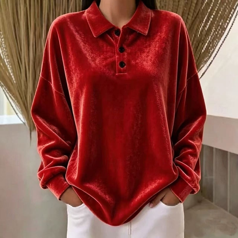 Marjorie | Avslappnad Krage Pullover