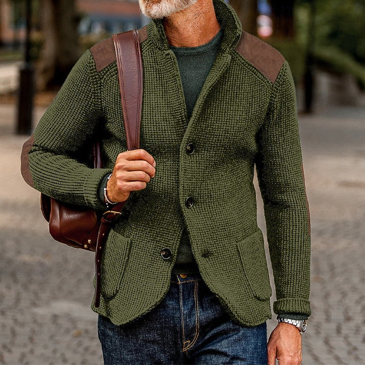 Baxter | Strukturerad Ståkrage Cardigan