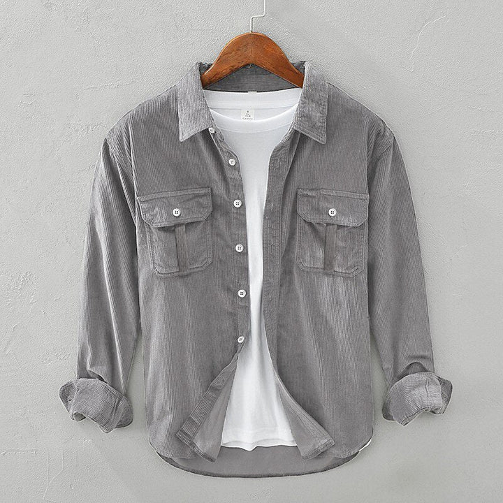 Hamish | Texturerad Utility Overshirt