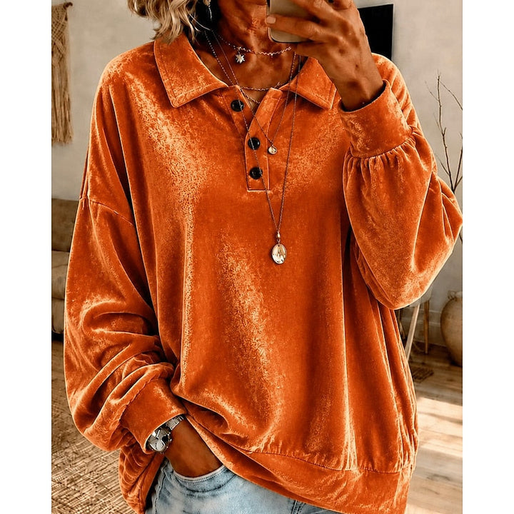 Marjorie | Avslappnad Krage Pullover