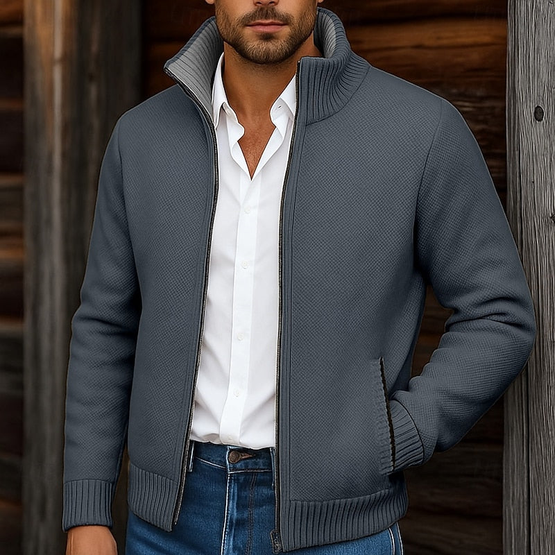 Sawyer | Ståkrage Zip Cardigan