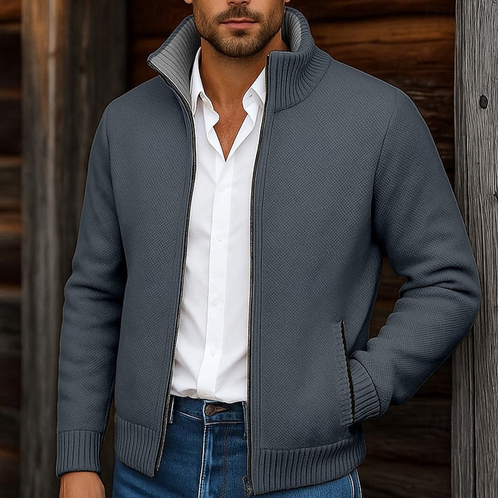 Sawyer | Ståkrage Zip Cardigan