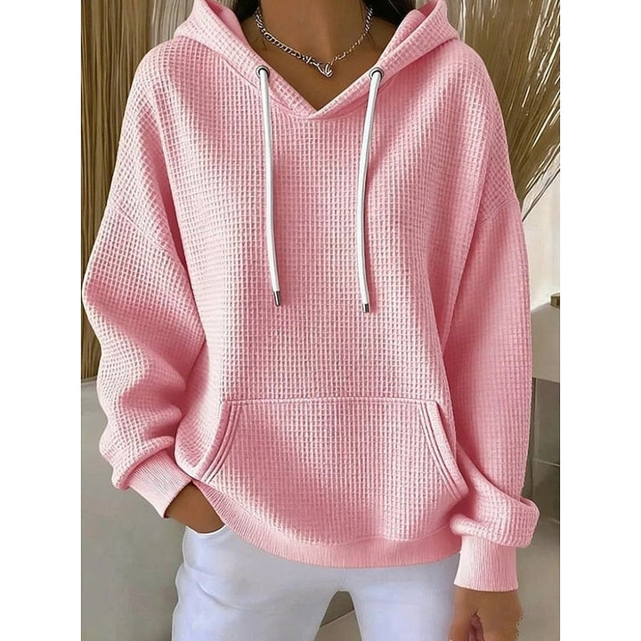 Nadine | Avslappnad Texturerad Hoodie