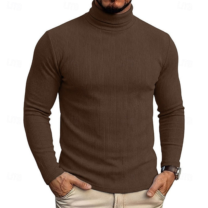 Conrad | Texturerad Turtleneck Topp