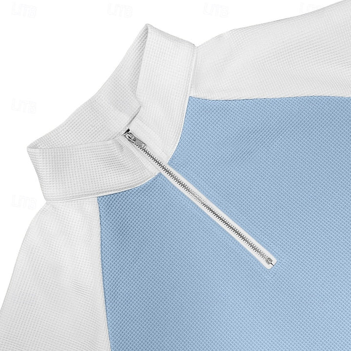 Nathaniel | Texturerad Quarter-Zip Pullover