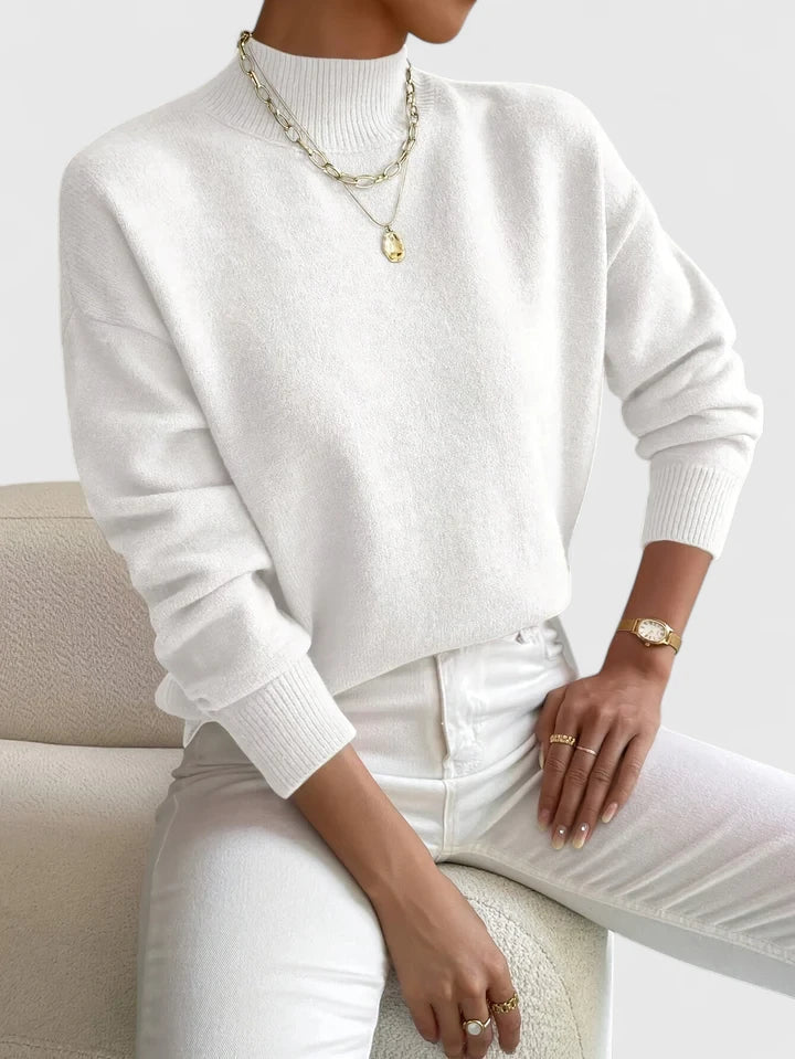 Coralie | Raffinerad Mock-Neck Jumper
