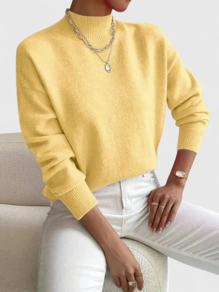 Coralie | Raffinerad Mock-Neck Jumper