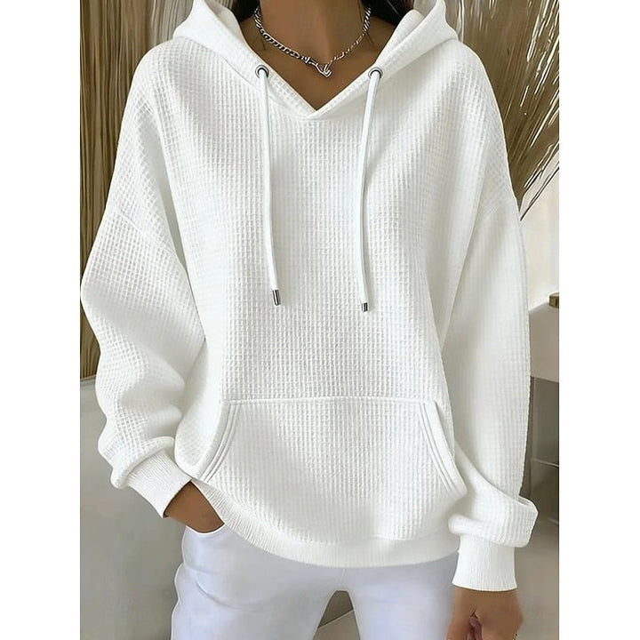 Nadine | Avslappnad Texturerad Hoodie