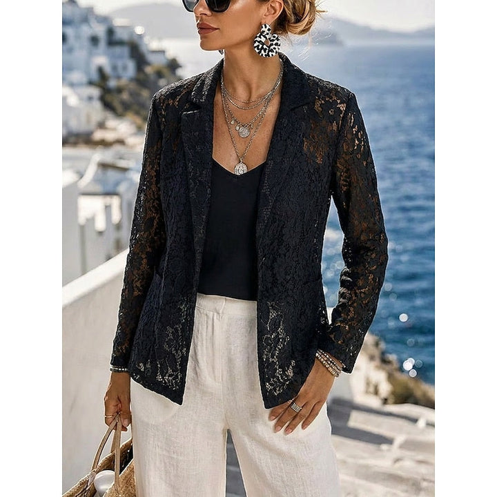 Ingrid | Finsnickrad Öppen Blazer
