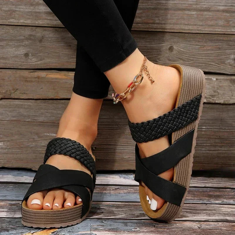 Leah | Retro Bekväma Ortopediska Sandaler