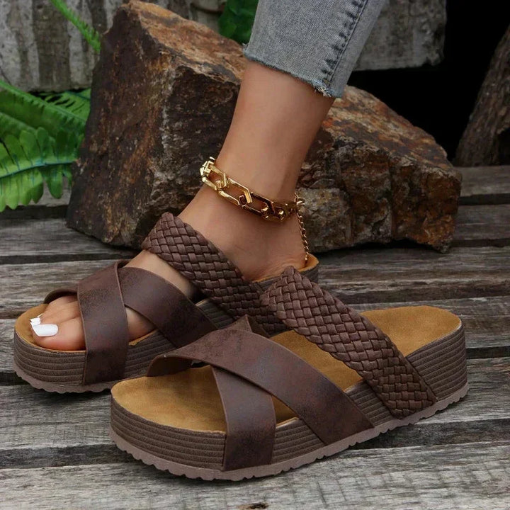 Leah | Retro Bekväma Ortopediska Sandaler