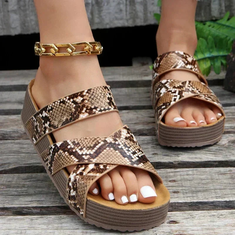 Leah | Retro Bekväma Ortopediska Sandaler