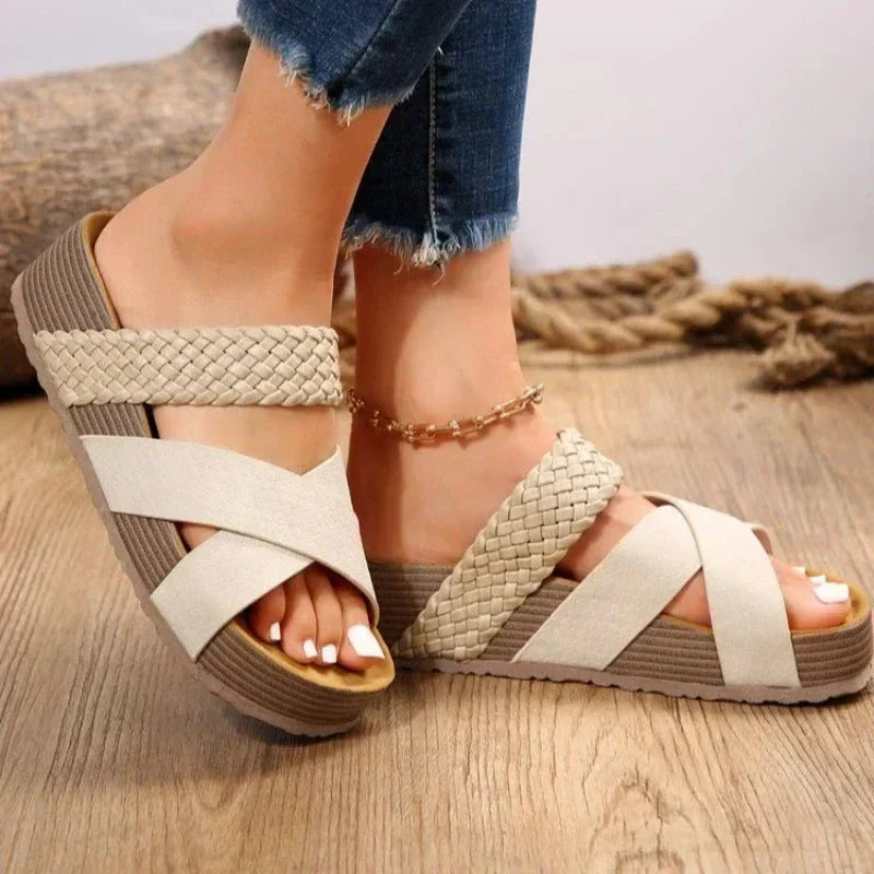 Leah | Retro Bekväma Ortopediska Sandaler