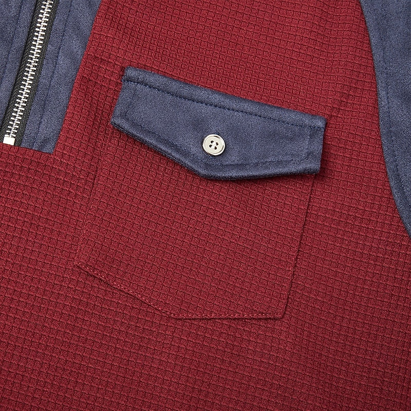 Rhett | Texturerad Quarter-Zip Pullover