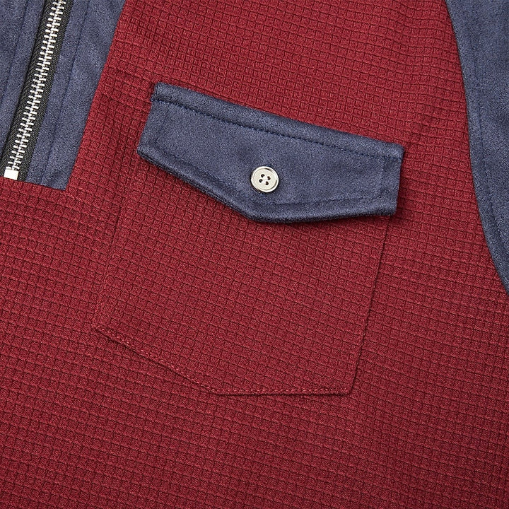 Rhett | Texturerad Quarter-Zip Pullover