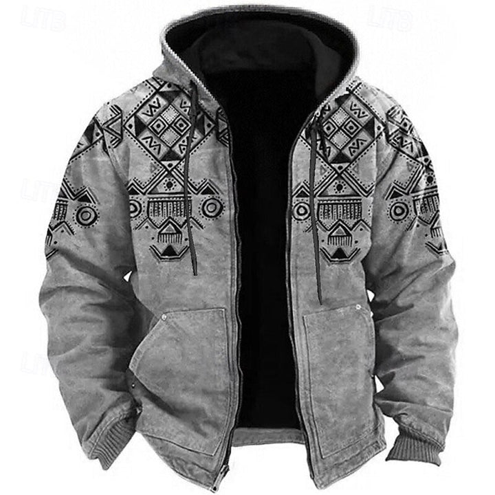 Dalton | Heritage-Print Hooded Jacket