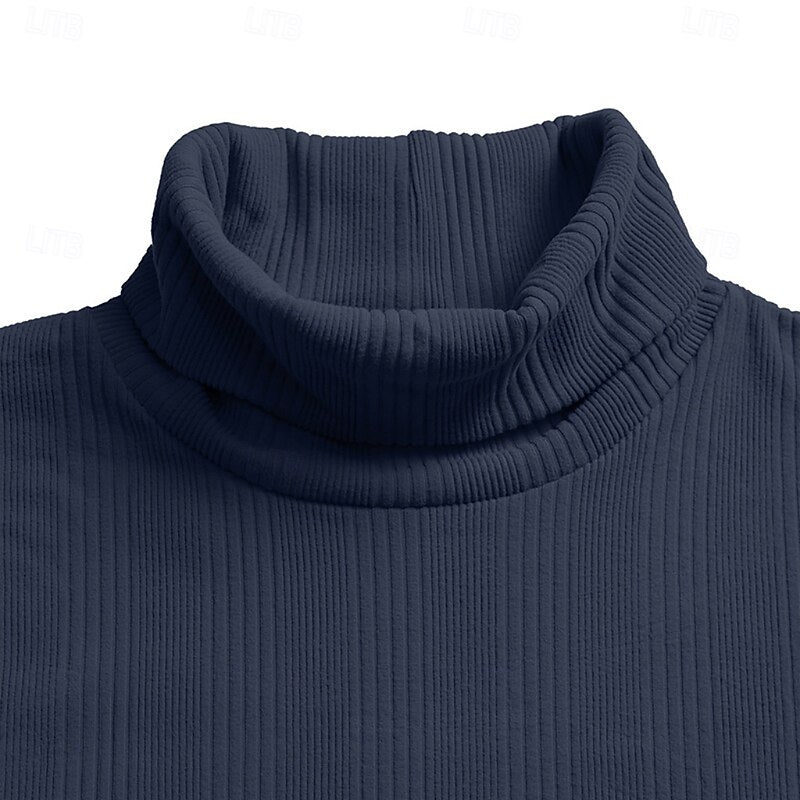 Conrad | Texturerad Turtleneck Topp
