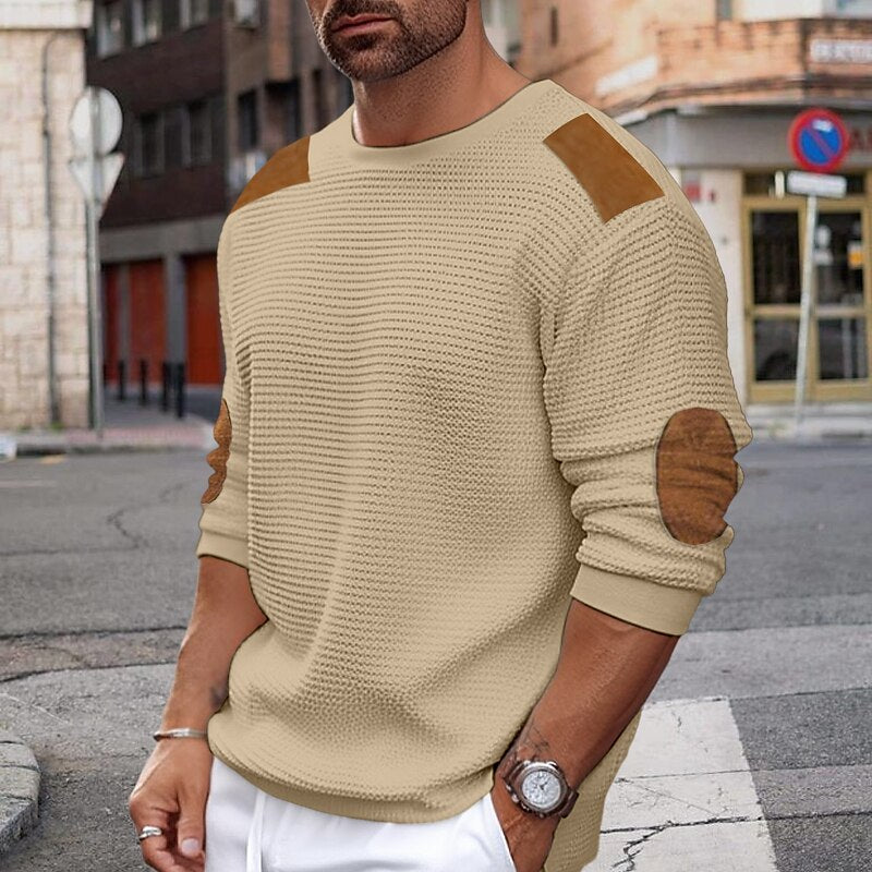 Reid | Texturerad Crew Neck Tröja