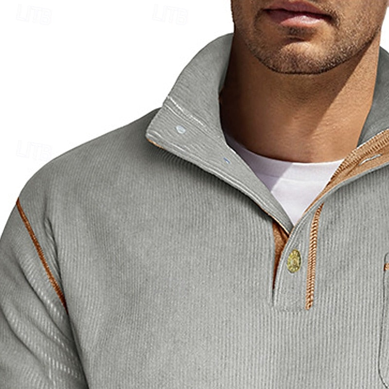 Cormac | Förfinad Ståkrage Pullover