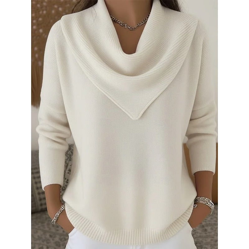 Ottilie | Draperad Cowl-Neck Jumper