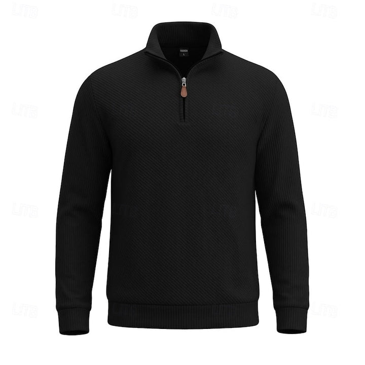 Grady | Texturerad Quarter-Zip Pullover