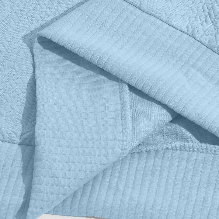 Graham | Texturerad Quarter-Zip Pullover