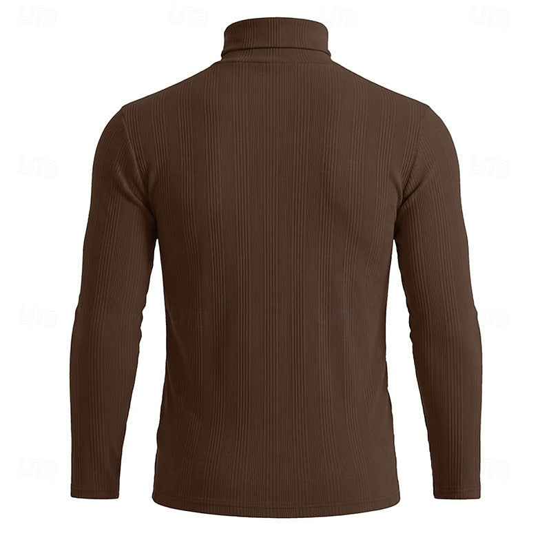 Conrad | Texturerad Turtleneck Topp