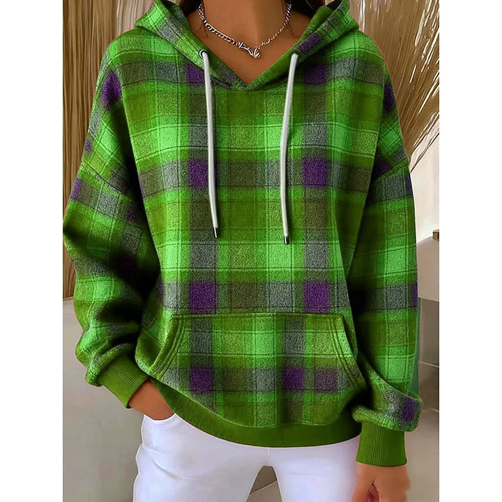 Annette | Mysig Rutig Hoodie