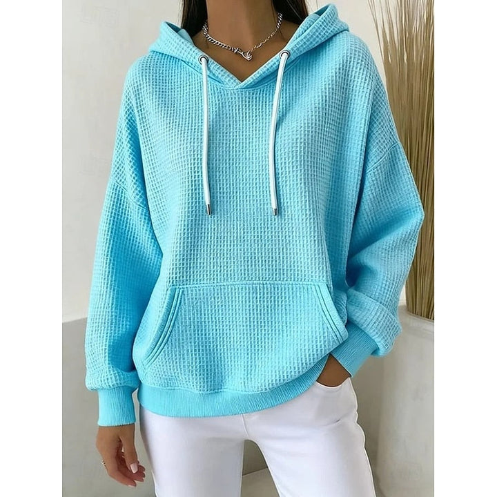 Nadine | Avslappnad Texturerad Hoodie