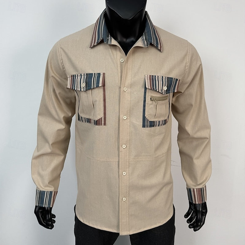 Rhys | Utility Patch-Pocket Skjorta