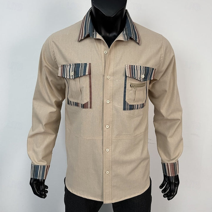 Rhys | Utility Patch-Pocket Skjorta