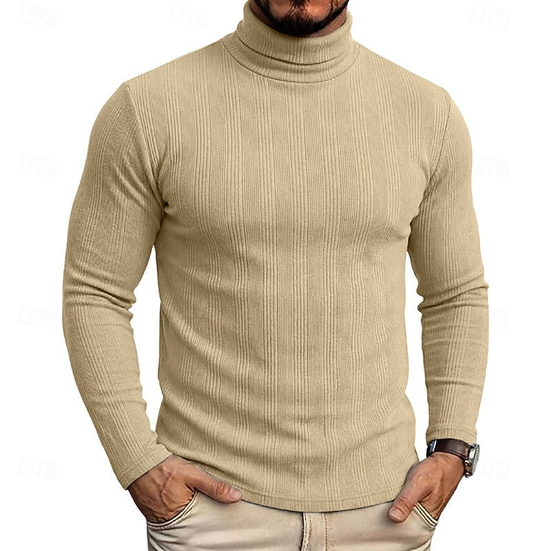 Conrad | Texturerad Turtleneck Topp