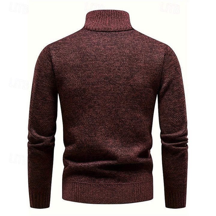 Rory | Texturerad Quarter-Zip Tröja