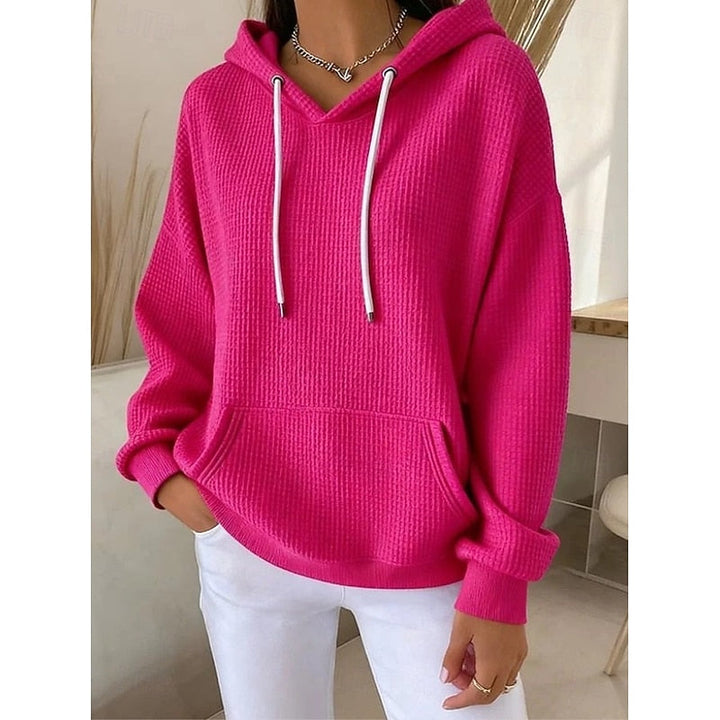 Nadine | Avslappnad Texturerad Hoodie