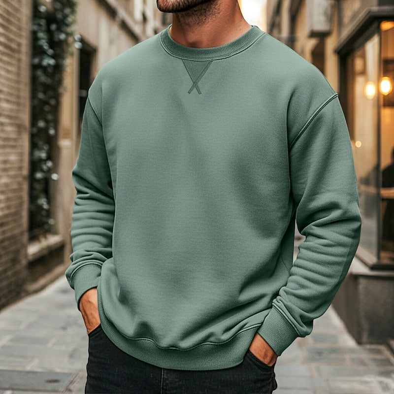 Duncan | Klassisk Crew Neck Sweatshirt