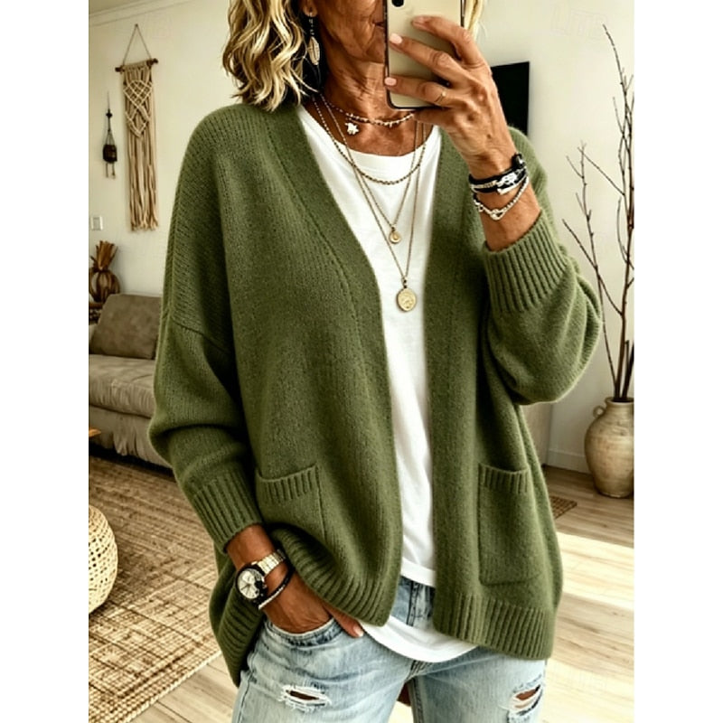 Juliet | Avslappnad Öppen Framsida Cardigan