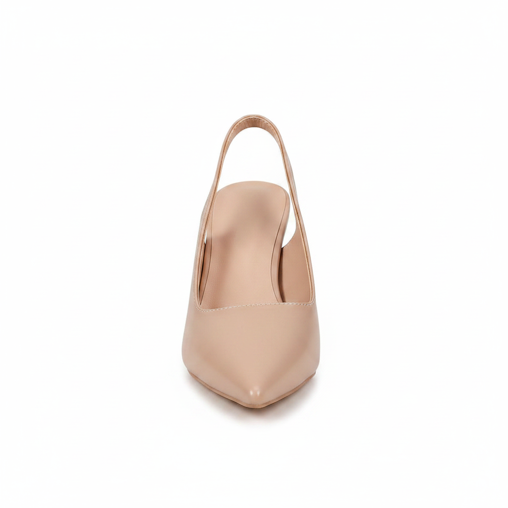Sophia | Spetsig Tå Slingback Klackar