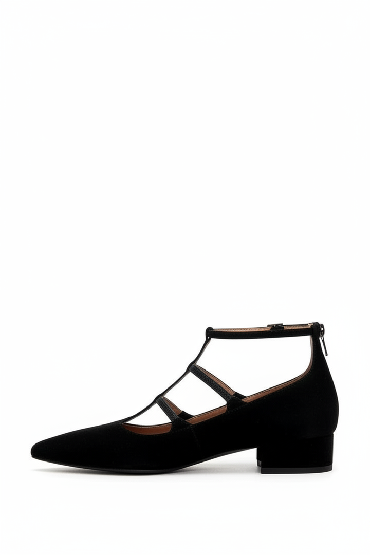 Sorelle | Klassiska Nude Blockklack Pumps