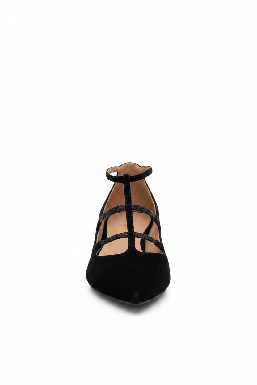 Sorelle | Klassiska Nude Blockklack Pumps
