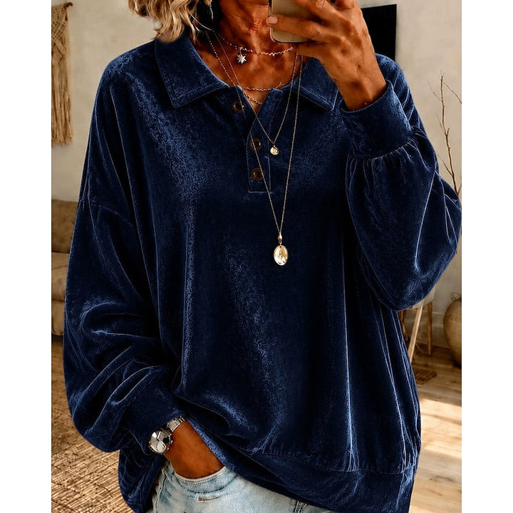 Marjorie | Avslappnad Krage Pullover