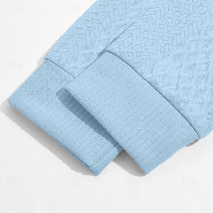 Graham | Texturerad Quarter-Zip Pullover