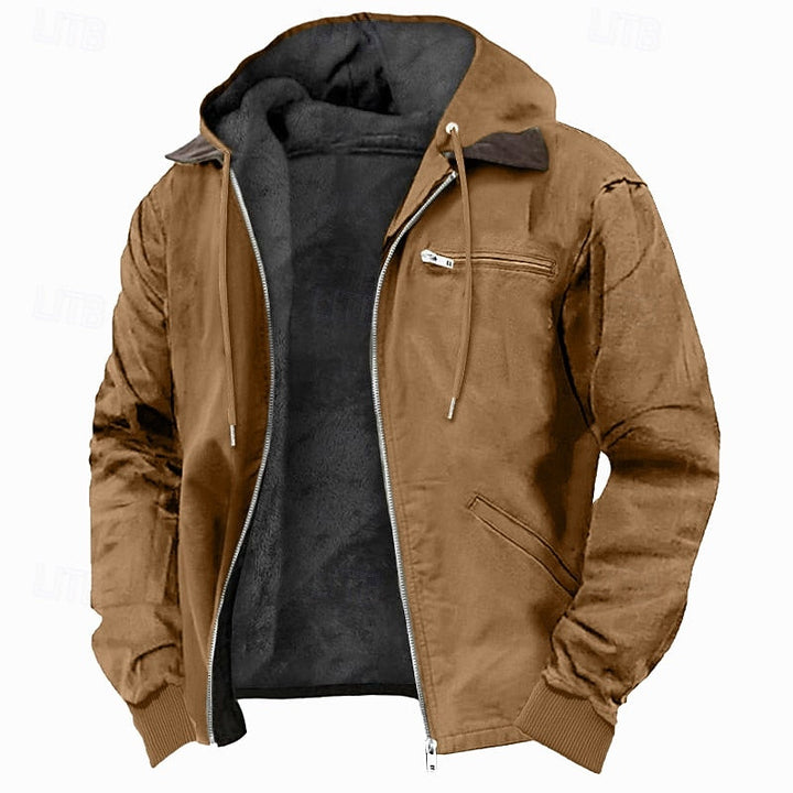 Bennet | Fleece-fodrad Huva Zip Jacka