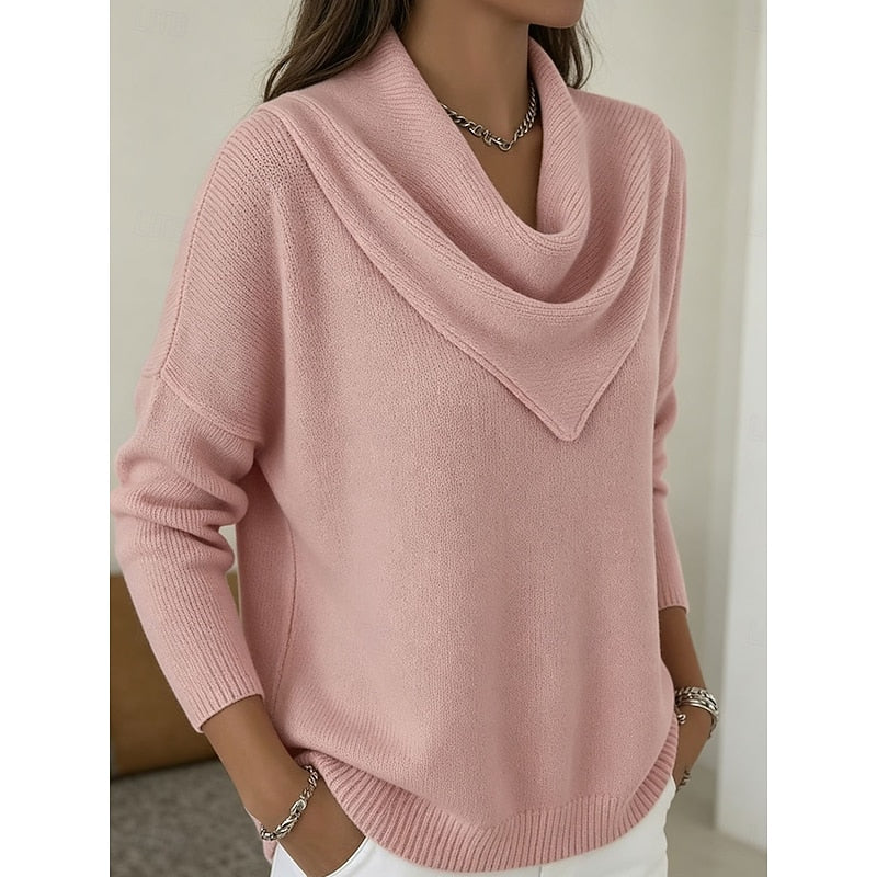 Ottilie | Draperad Cowl-Neck Jumper